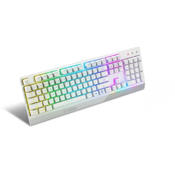 Клавиатура проводная геймерская Vigor GK30 UA, белая MSI (S11-04UA301-CLA) - Фото 1
