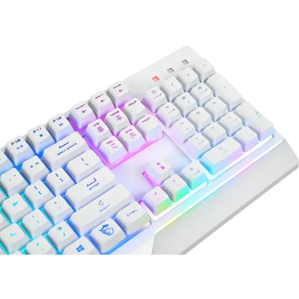 Клавиатура проводная геймерская Vigor GK30 UA, белая MSI (S11-04UA301-CLA) - Фото 6