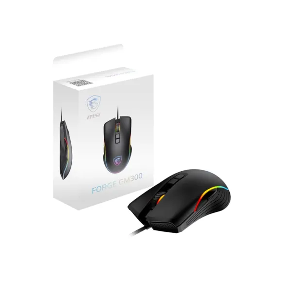 Мышь USB-A RGB FORGE GM300 чёрная MSI (S12-0402300-HH9) - Фото 4