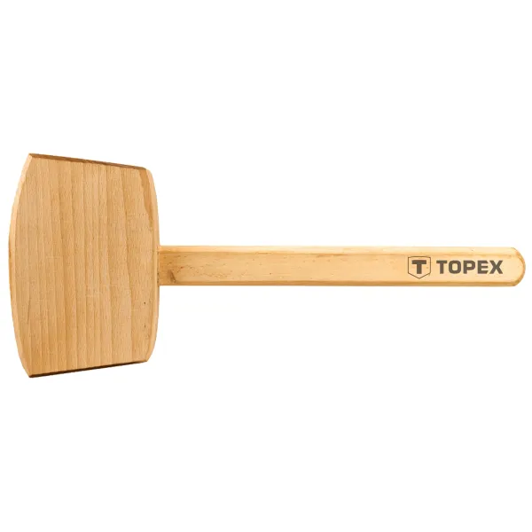 Киянка деревянная 500г, рукоятка деревянная TOPEX (02A050)