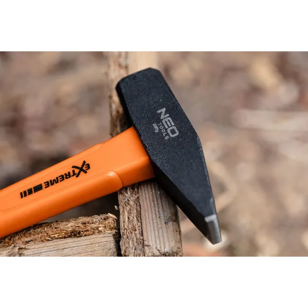 Молоток слесарный Extrem, 400г, рукоятка стекловолокно Neo Tools (25-144) - Фото 7