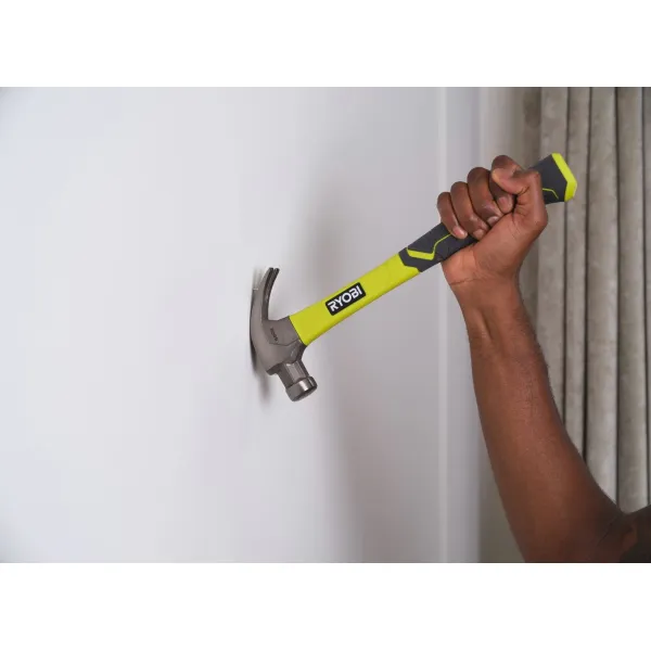 Молоток столярный  RHHCC560 560г магнитный держатель рукоятка стекловолокно Ryobi (5132006034) - Фото 1