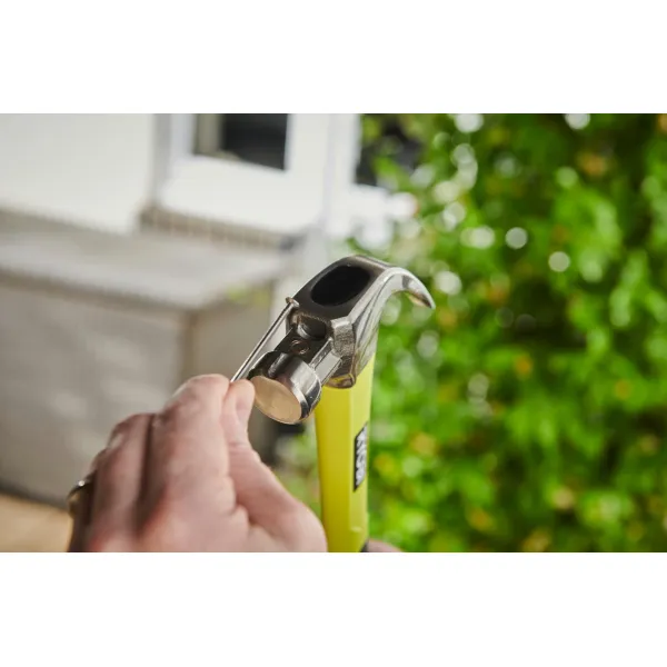 Молоток столярный  RHHCC560 560г магнитный держатель рукоятка стекловолокно Ryobi (5132006034) - Фото 2