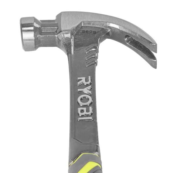 Молоток столярный RHHSCC560 560г, магнитный держатель, рукоятка стекловолокно Ryobi (5132006036) - Фото 7