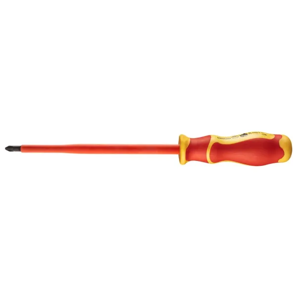 Отвертка крестовая, диэлектрическая, PH2х175мм, сталь S2 Neo Tools (04-140)