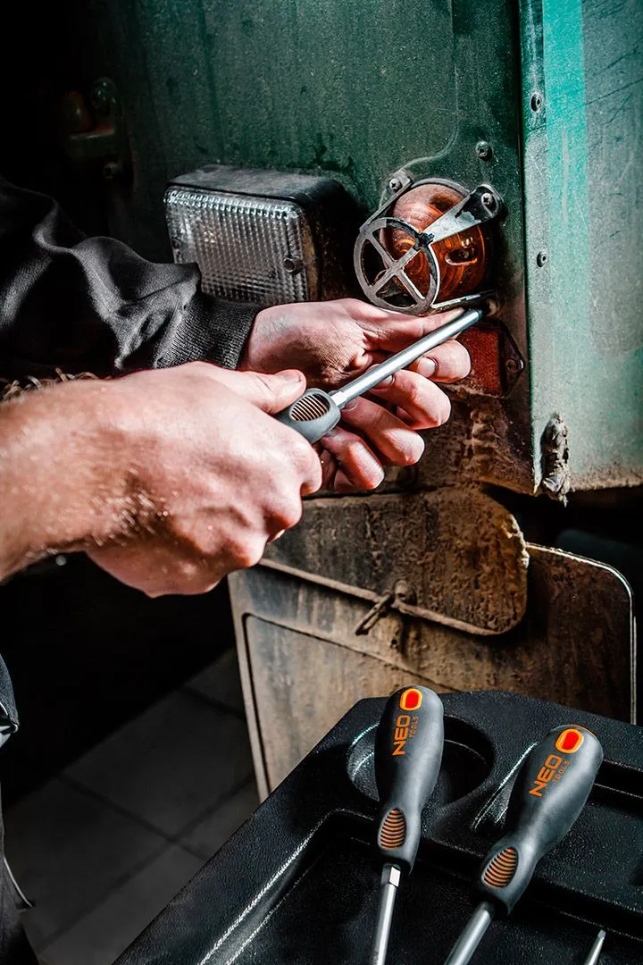 Викрутки набір 30шт, 16 біт, SL,PH,PZ,Torx,H, сталь S2, кейс Neo Tools (04-209) - Фото 1