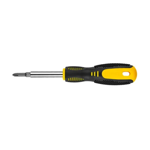 Отвертка для насадок 1/4", двусторонние биты 2шт, SL,PH, сталь CrV TOPEX (39D516)