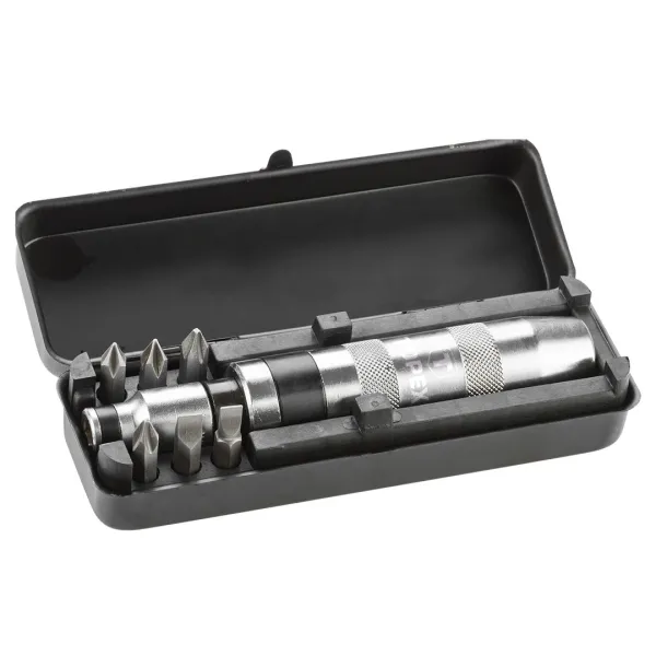 Отвертка битодержатель 1/4", ударный, 6 бит, SL,PH, сталь CrV TOPEX (39D556)