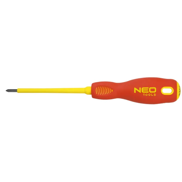 Викрутка хрестова, діелектрична, PZ2x100мм, сталь SVCM Neo Tools (04-063)