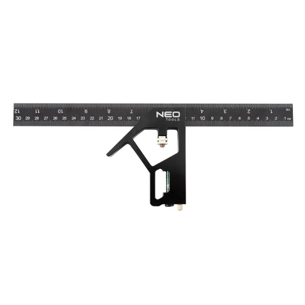 Угольник 30см, алюминий, рукоятка с высокой точностью наклона Neo Tools (72-127)