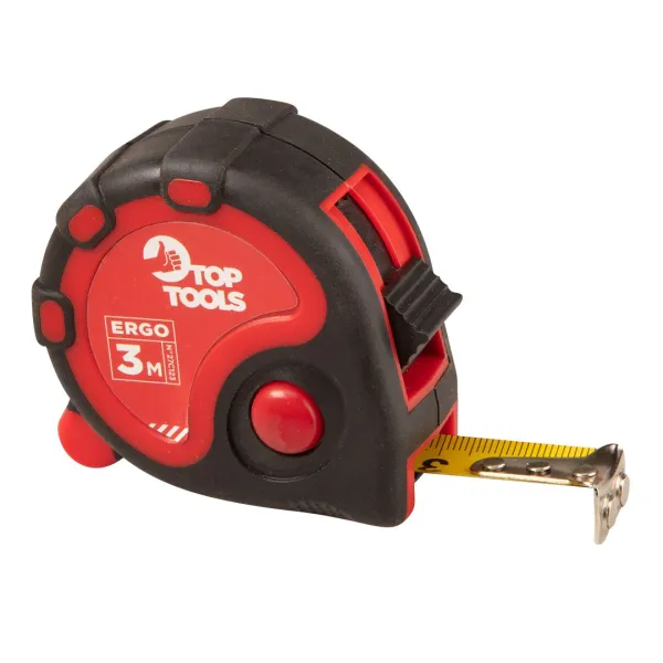 Рулетка сталева стрічка, 3м х 16мм Top Tools (27C123) - Фото 6