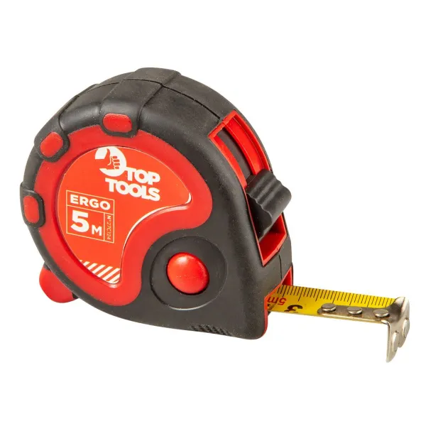 Рулетка сталева стрічка, 5м х 19мм Top Tools (27C124) - Фото 7