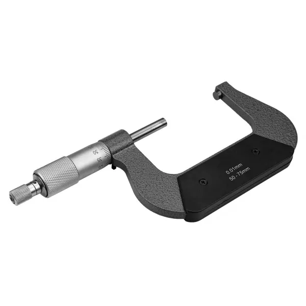 Микрометр с верньером 50-75 мм, ±0.01 мм/м Neo Tools (75-022) - Фото 1