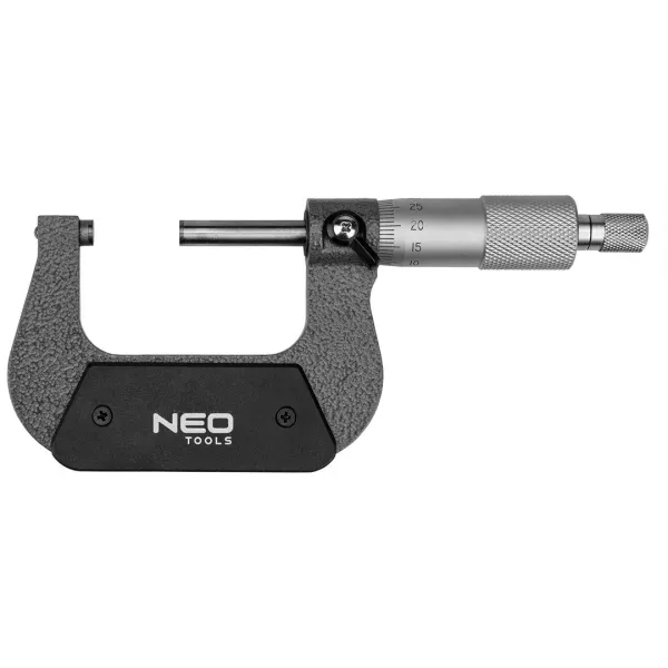 Мікрометр з верн'єром 25-50 мм, ±0.01 мм/м Neo Tools (75-021)