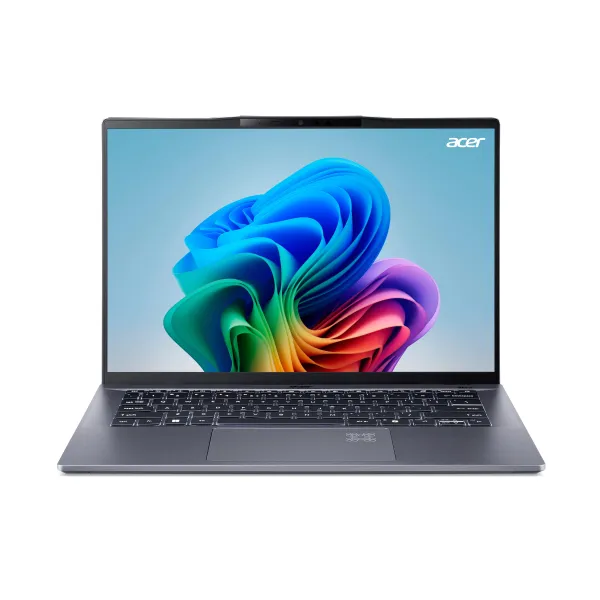 Ноутбук Swift Go 14 AI SFG14-01 14.5" WQXGA IPS, Quallcomm X1P-42100, 16GB, F1TB, UMA, Win11, сірий Acer (NX.KYXEU.005)