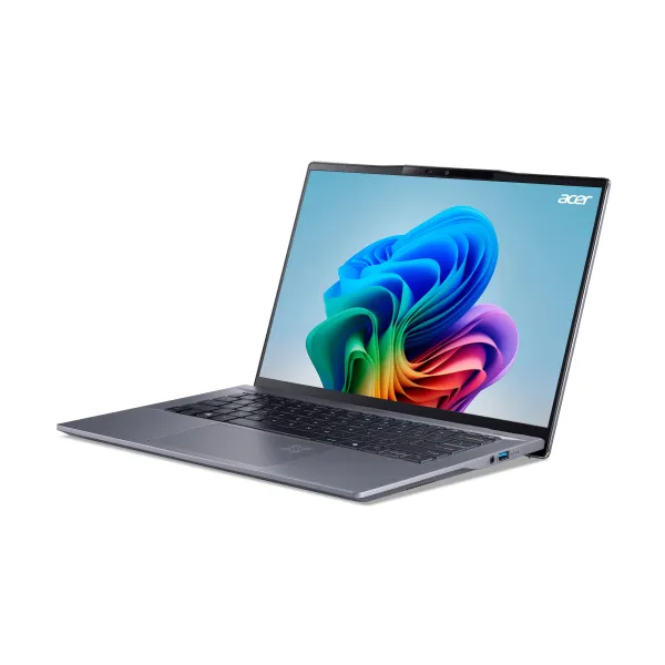 Ноутбук Swift Go 14 AI SFG14-01 14.5" WQXGA IPS, Quallcomm X1P-42100, 16GB, F1TB, UMA, Win11, сірий Acer (NX.KYXEU.005) - Фото 1