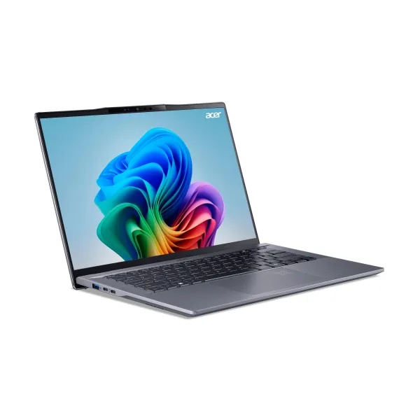 Ноутбук Swift Go 14 AI SFG14-01 14.5" WQXGA IPS, Quallcomm X1P-42100, 16GB, F1TB, UMA, Win11, сірий Acer (NX.KYXEU.005) - Фото 2