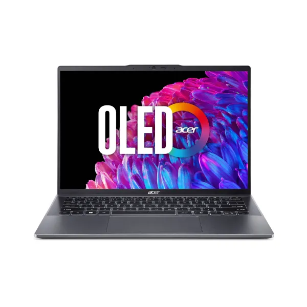 Ноутбук Swift Go 14 SFG14-63 14" 2.8K OLED, AMD R7-8845HS, 32GB, F1TB, UMA, Lin, серый  Acer (NX.KYLEU.005)