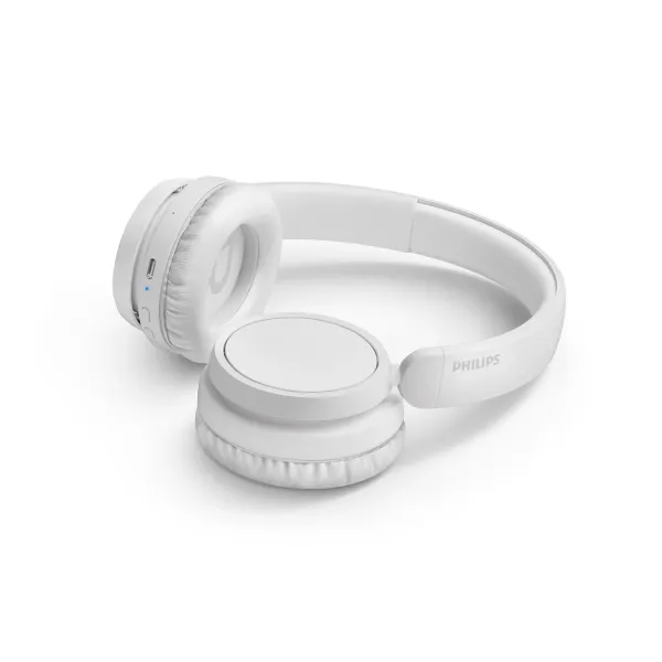 Наушники беспроводные Over-ear BT 5.3 SBC Mic белые Philips (TAH5209WT/00) - Фото 9