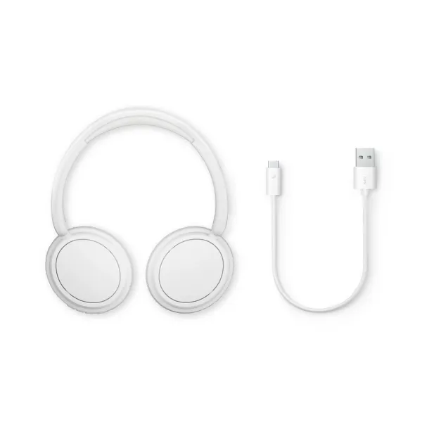 Наушники беспроводные Over-ear BT 5.3 SBC Mic белые Philips (TAH5209WT/00) - Фото 12