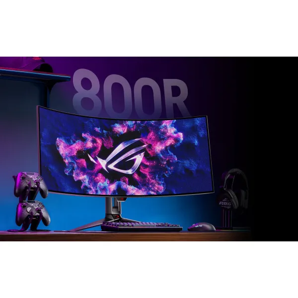 Монітор 39" ROG Swift PG39WCDM OLED, 3440x1440, 21:9, 240Hz, Asus (90LM09R0-B01170) - Фото 1