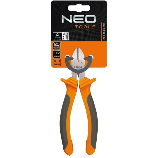 Кусачки-бокорезы 160мм, CrV  Neo Tools (01-017) - Фото 1