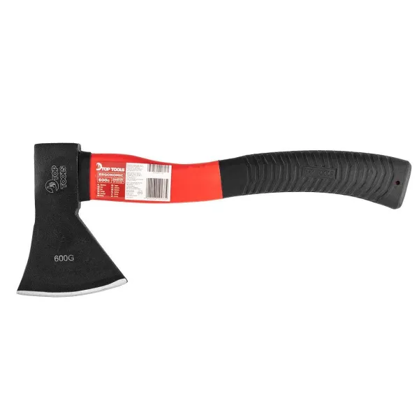 Топор универсальный  рукоятка стекловолокно 37см 600г Top Tools (05A206)