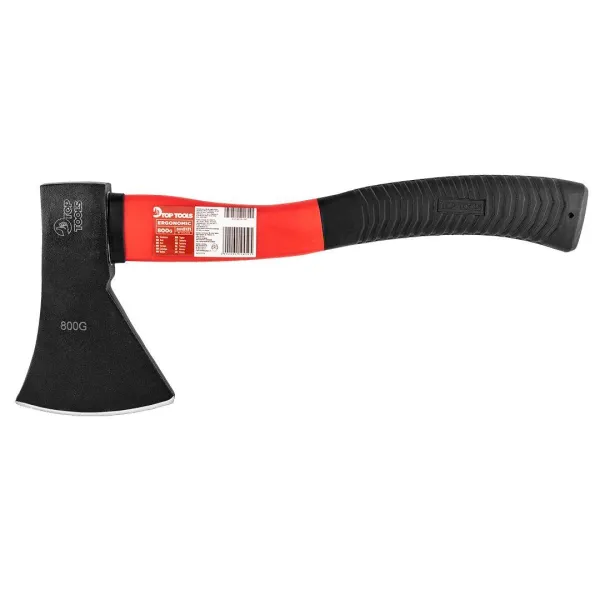 Топор универсальный  рукоятка стекловолокно 37см 800г Top Tools (05A208)