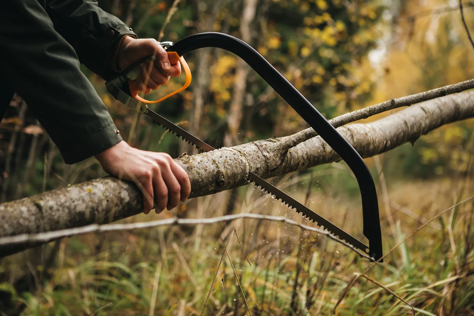 Пила лучковая SW30, 62.5см, 0.5кг Fiskars (1001621) - Фото 1