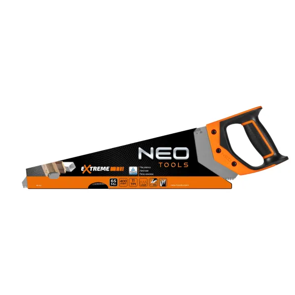 Ножівка по дереву Extreme, 400мм, 11TPI Neo Tools (41-161) - Фото 3