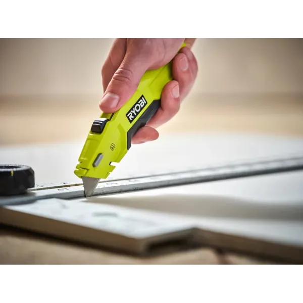Ніж висувний RHCKF-1, трапецієподібне лезо, корпус алюміній Ryobi (5132006401) - Фото 1