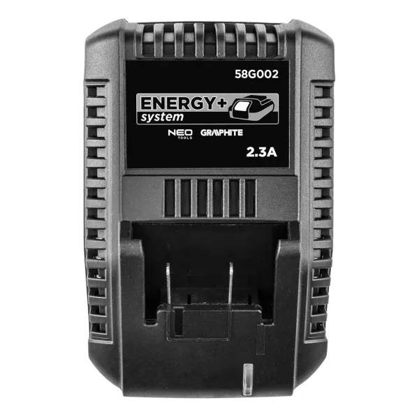 Зарядное устройство для Energy+, 18В, 2.3А, система контроля напряжения и температуры, шнур 2м GRAPHITE (58G002) - Фото 4