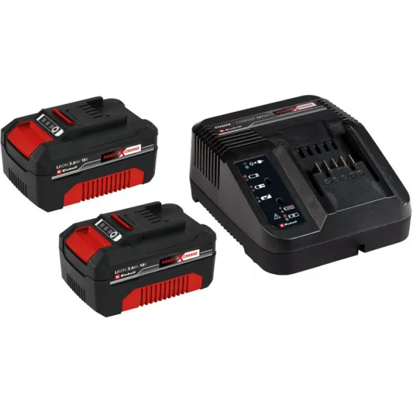 Набор аккумулятора и зарядного устройства Starter-Kit PXC, 2x18В, 3А•час Einhell (4512098)