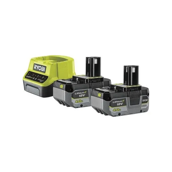 Набір акумулятора та зарядного пристрою ONE+ RC18120-240X 18В 2х4А·год ЗП 2А Ryobi (5133005092)