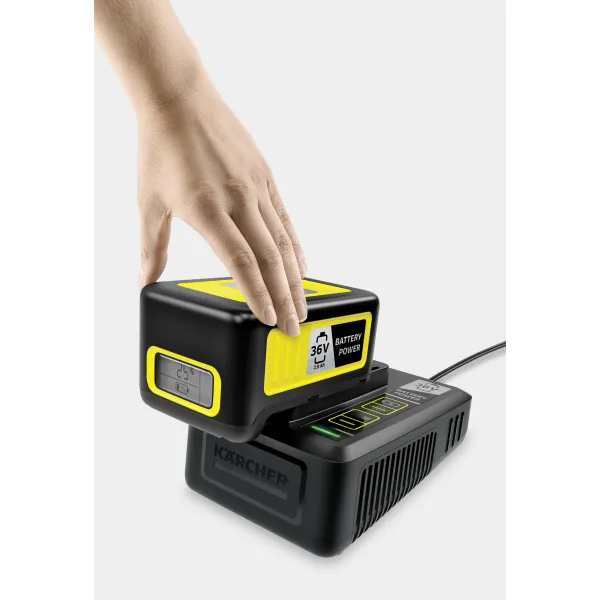 Набор аккумулятора и зарядного устройства 36В, 2.5А•час, ЗУ Karcher (2.445-064.0) - Фото 2