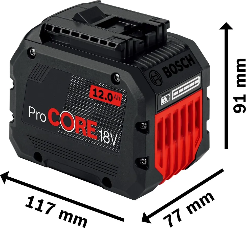 Аккумулятор ProCore, 18В, 12 А·час, 1.35 кг Bosch (1.600.A01.6GU) - Фото 4