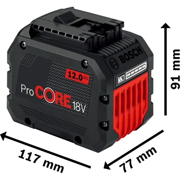 Аккумулятор ProCore, 18В, 12 А·час, 1.35 кг Bosch (1.600.A01.6GU) - Фото 4