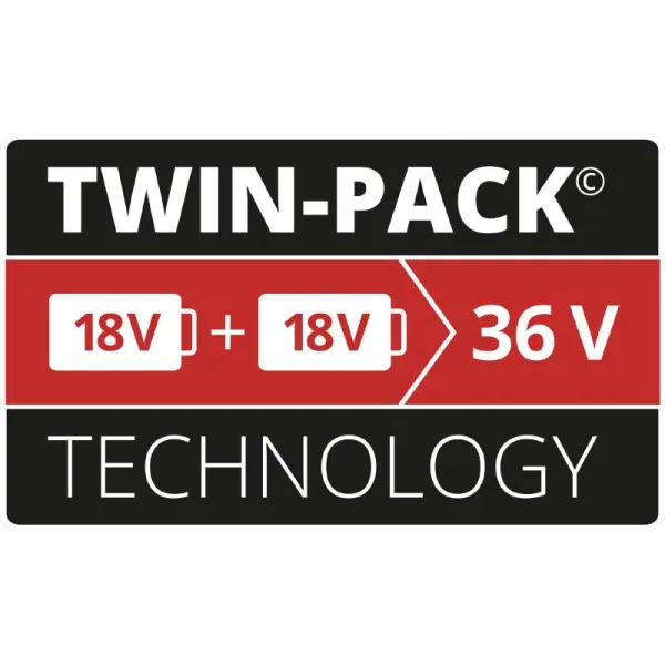 Аккумулятор PXC Plus Twinpack, 18В, 2х5.2А•час, 1.87кг Einhell (4511526) - Фото 5
