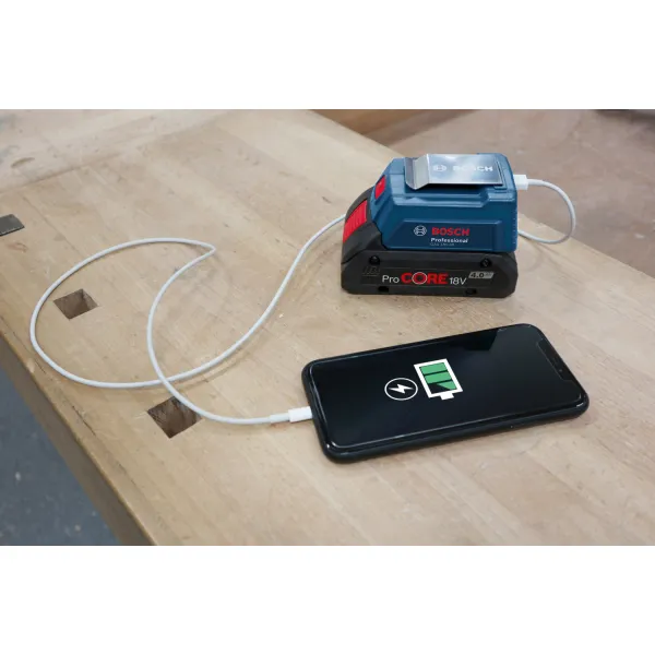 Адаптер USB для батареи GAA 18V-48 Professional, 2.4А Bosch (0.618.800.0L6) - Фото 2
