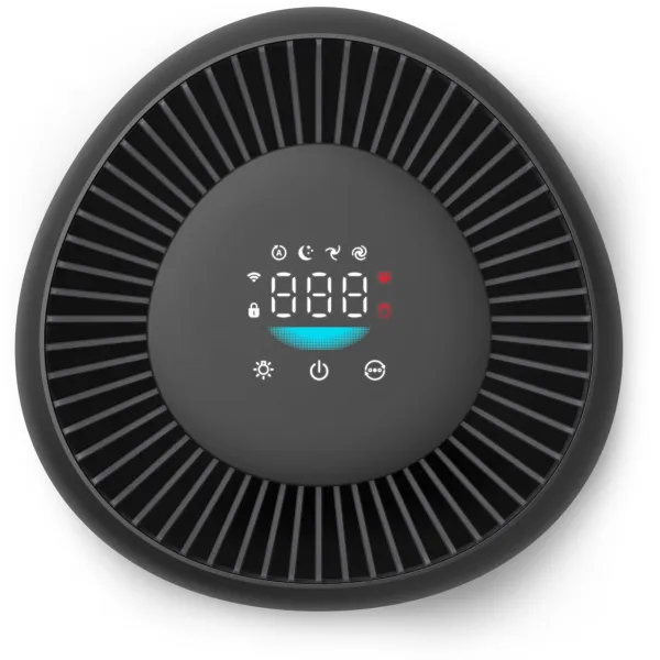 Очисник повітря PureProtect Mini 900, 65м2, 250м3/год, HEPA +вугільний фільтр, датчик якості повітря,Wi-Fi, темно-сірий Philips (AC0951/13) - Фото 4