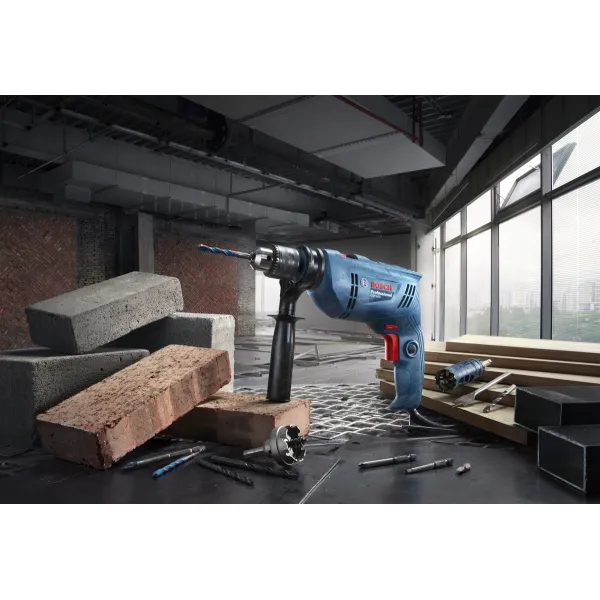 Дрель ударная Professional GSB 600, 600Вт, ШЗП 1-10 мм, 3000 об/м, 48000 уд/м, 1.7кг Bosch (0.601.1A0.320) - Фото 1