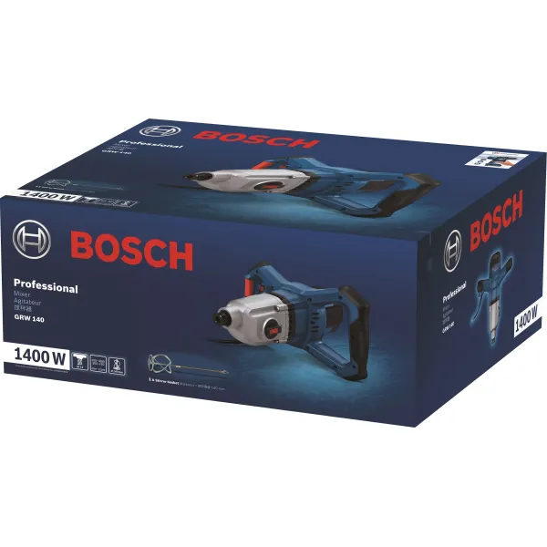 Миксер строительный GRW 140 1400Вт 480-750об·мин М14 4.2кг Bosch (0.601.1C4.020) - Фото 9