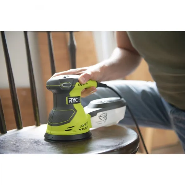 Шлифмашина эксцентриковая ROS300A, 300Вт, 125мм, +20 шлифлистов Ryobi (5133001142) - Фото 1