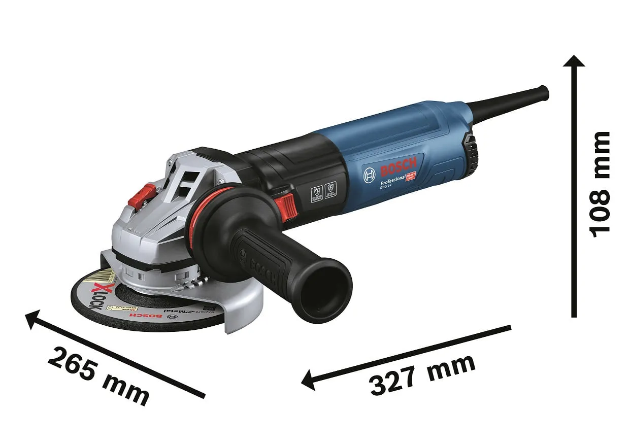 Шліфмашина кутова GWS 14-125 S 125мм 1400Вт 1800-11500об·хв 2.2кг Bosch (0.601.7D0.100) - Фото 4