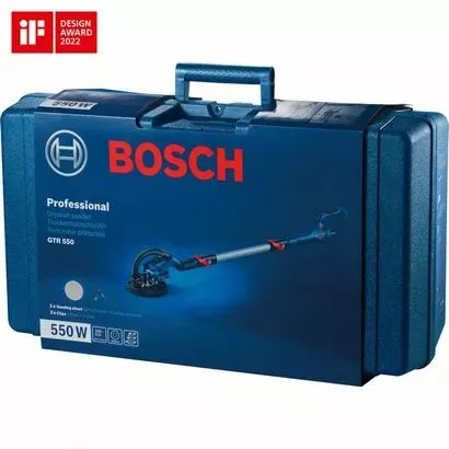Шлифмашина для стен и потолка GTR 550, 550 Вт, 225мм, 340-910об/мин, 4.8 кг Bosch (0.601.7D4.020) - Фото 11