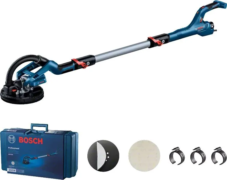Шлифмашина для стен и потолка GTR 550, 550 Вт, 225мм, 340-910об/мин, 4.8 кг Bosch (0.601.7D4.020) - Фото 10