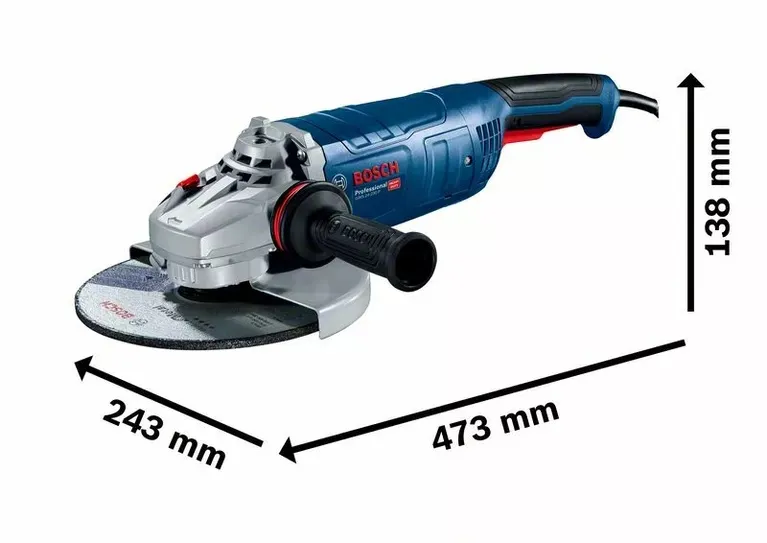 Шліфмашина кутова GWS 24-230 P 230мм 2400Вт 8500об·хв 5.7кг Bosch (0.601.8C3.100) - Фото 19