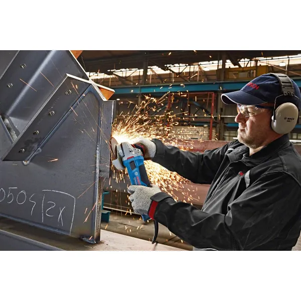 Шлифмашина угловая Professional GWS 19-125 CI, 125 мм, 1900 Вт, 11500 об/мин, 2.5 кг Bosch (0.601.79N.002) - Фото 4