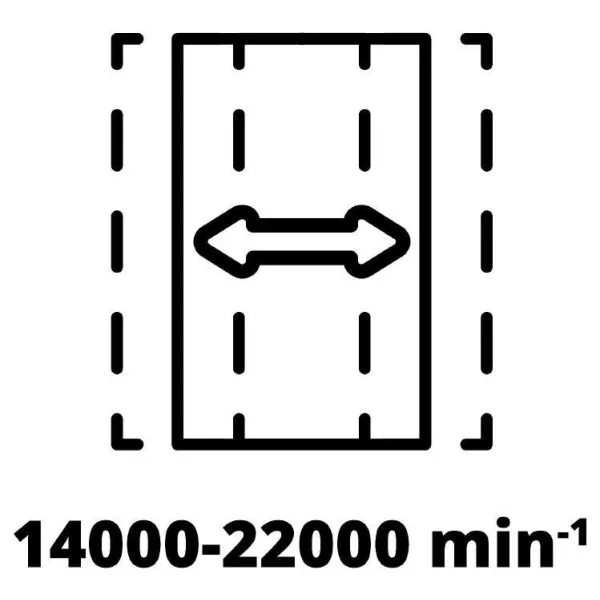 Шлифмашина вибрационная аккумуляторная TE-OS 18/230 Li - Solo, 18В, 230х115 мм, 14000-22000 об/мин, 1.6 кг, без АКБ и ЗУ Einhell (4460720) - Фото 5