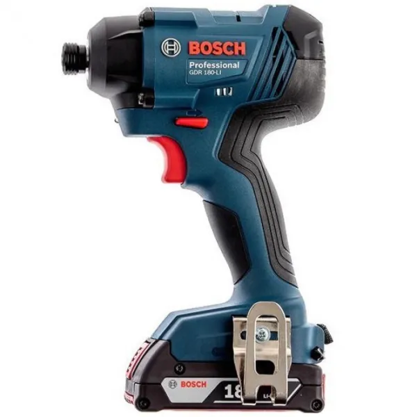Дрель-гайковерт ударный GDR 180-Li, аккум., 2х18 В, 160 Нм, 1/4", 1.1кг, кейс Bosch (0.601.9G5.123)